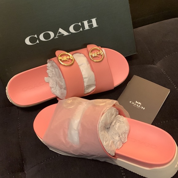 💞COACH GABLE LEATHER SANDAL💞 - Picture 8 of 12